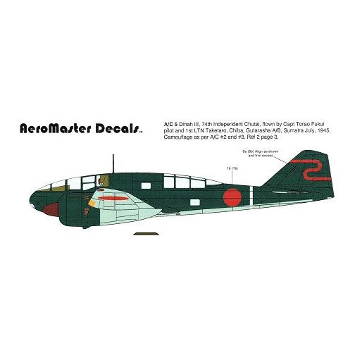 Aeromaster [AM48-263] IJAAF Fast Recon Dinahs, Pt.2, 1/48