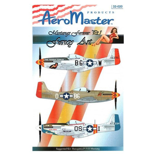 Aeromaster [AM32-020] Mustangs Forever Fancy Art, Pt.1 (P-51D's), 1/32