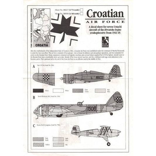 Blue Rider [BR217] Croatian Air Force - 1941-45,  1/72