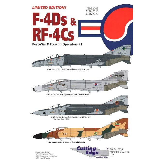 Cutting Edge [CED72020] F-4C/D & RF-4C, 1/72