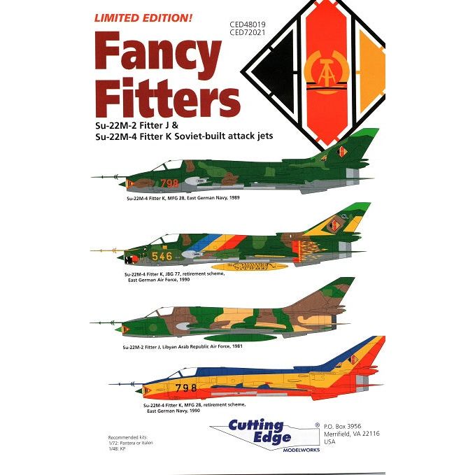 Cutting Edge [CED48019] Su-22 Fancy Fitters, 1/48