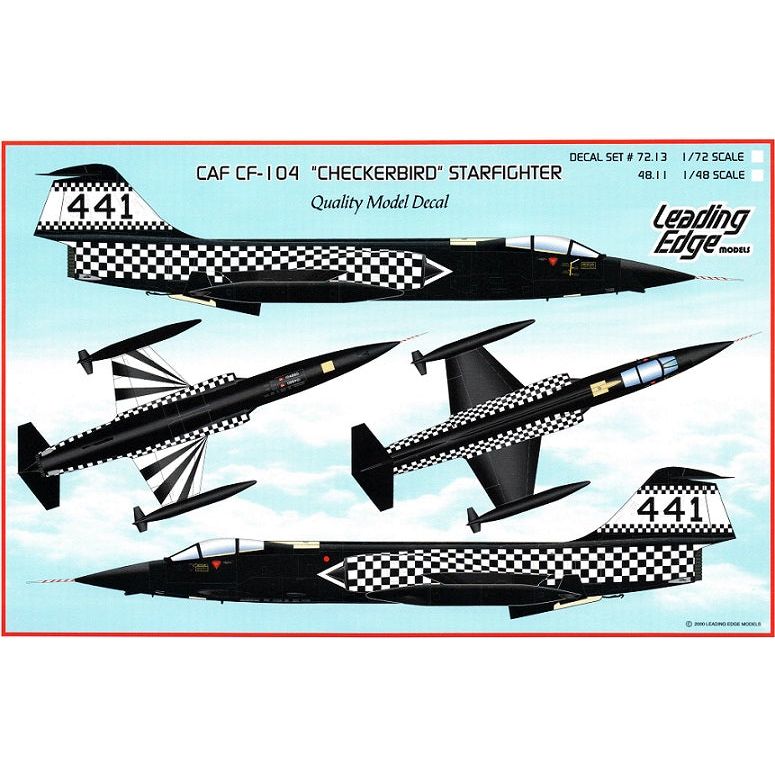Leading Edge [72.13] CAF CF-104 'Checkerbird' Starfighter, 1/72