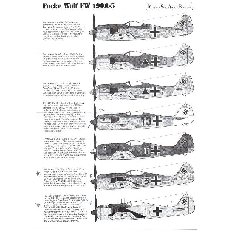 MSAP [7209] Focke Wulf Fw-190A-5, 1/72