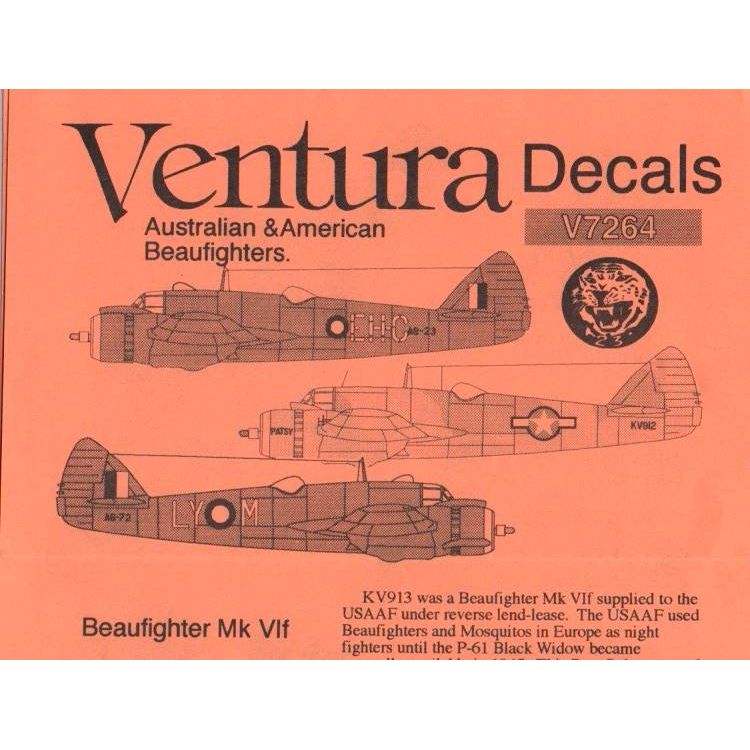 Ventura [V7264] Australian & American Beaufighters, 1/72