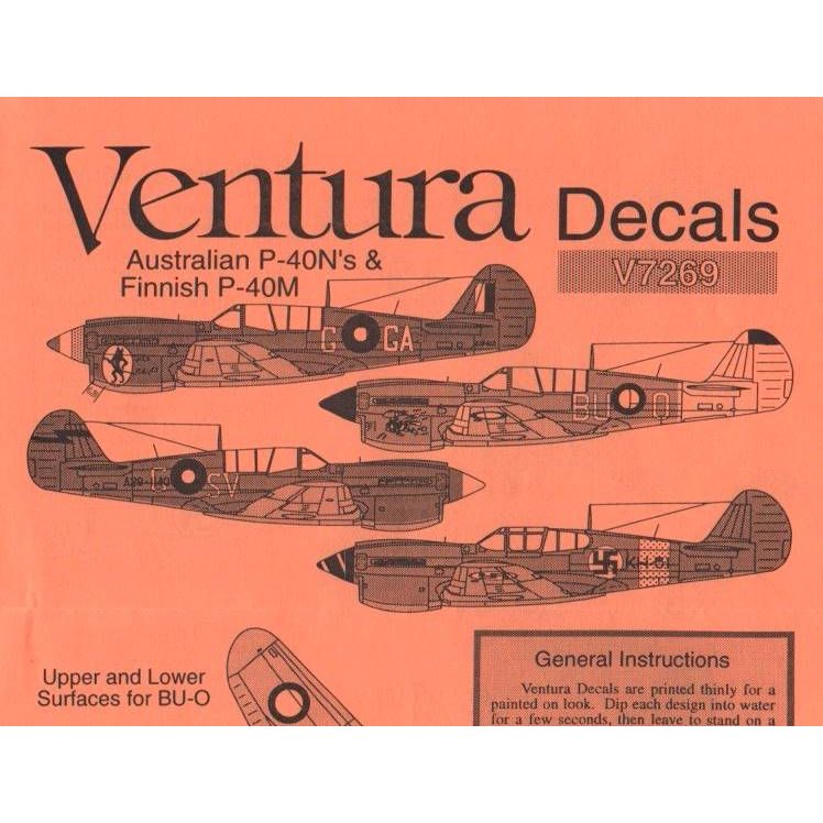 Ventura [V7269] Australian Curtiss P-40N and P-40M, 1/72