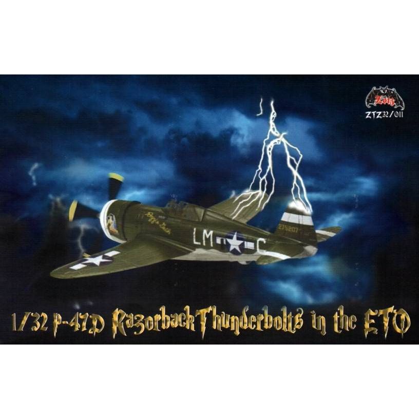 Zotz [ZTZ32-011] P-47D Thunderbolt razorbacks in the ETO, 1/32