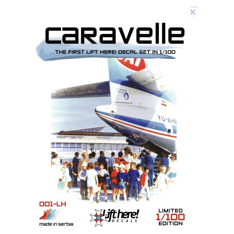 Lift Here [001-LH] Caravelle: in JAT markings, 1/100 ↨