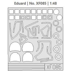 Eduard [XF085] Mi-24 Hind paint mask, 1/48