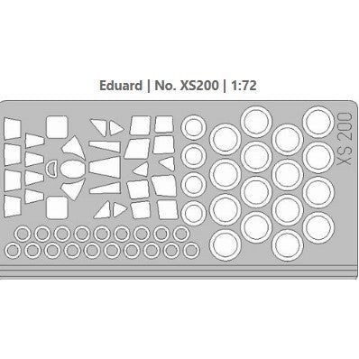 Eduard [XS200] Antonov An-12BK mask (Roden), 1/72