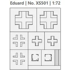 Eduard [XS501] Ju-52 National Insignia mask, 1/72